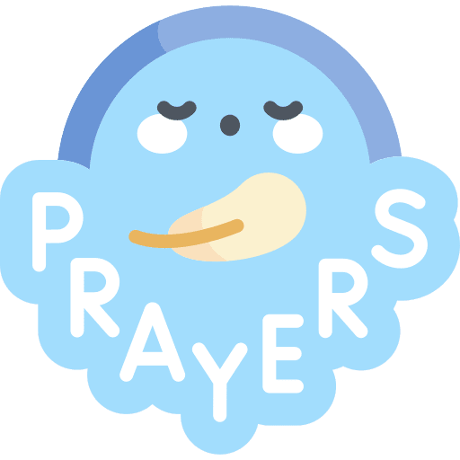 Prayer pray spiritual message icon