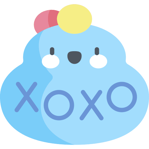 Xoxo speech bubble kiss xoxo icon