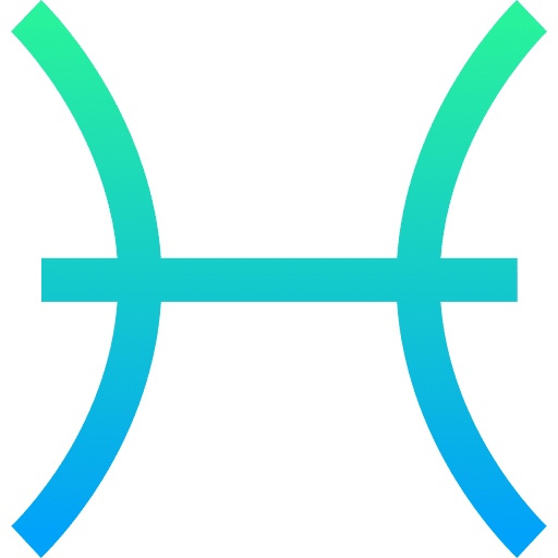 Pisces constellation esoteric horoscope icon