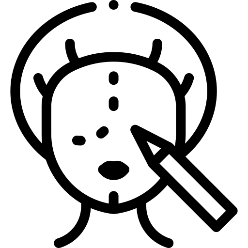 Cosmetic surgery beauty botox plastic surgery icon