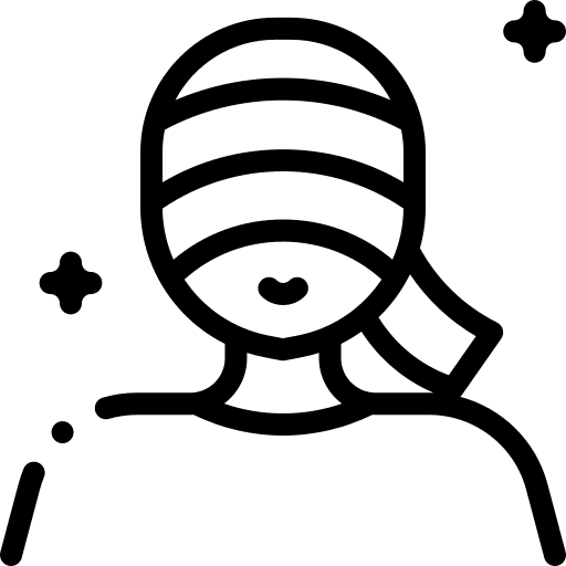 Bandage face bandage head icon