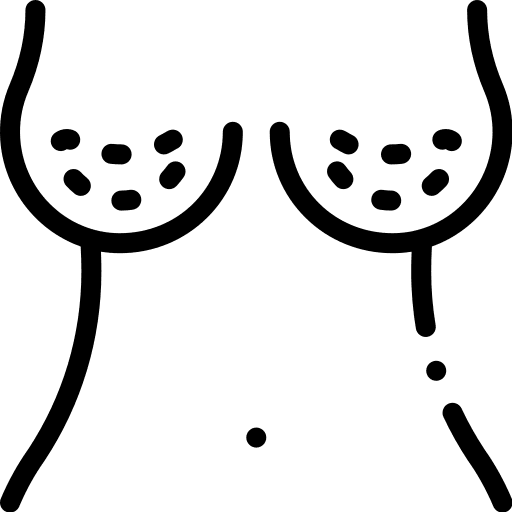 Breast implant anatomy body parts beauty icon