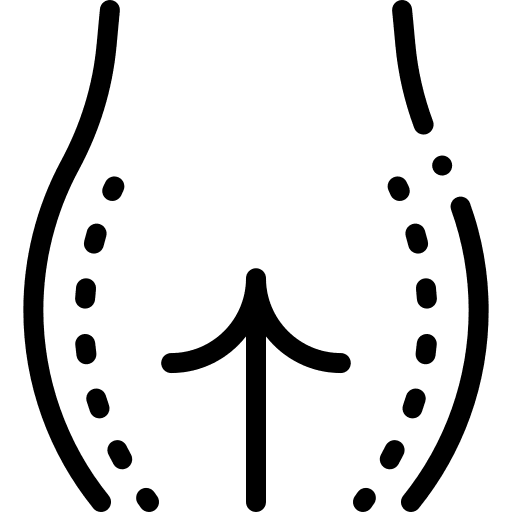 Liposuction aesthetic reduction healthcare and medical icon