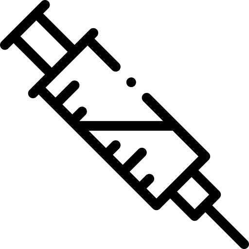 Syringe clinic healthcare and medical botox icon