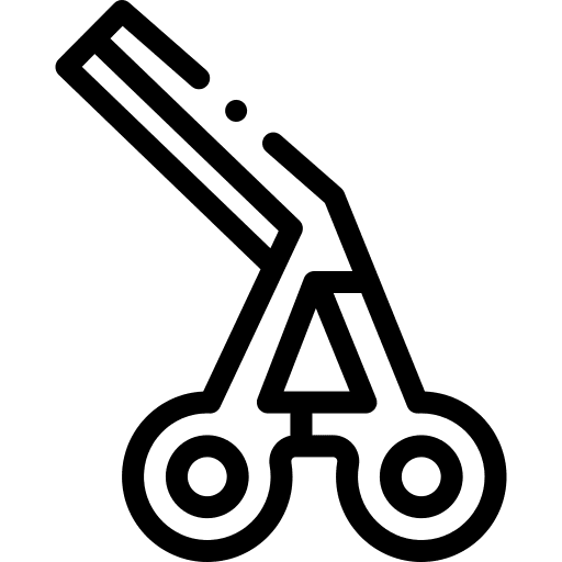 Clamp tools and utensils surgery clamp icon