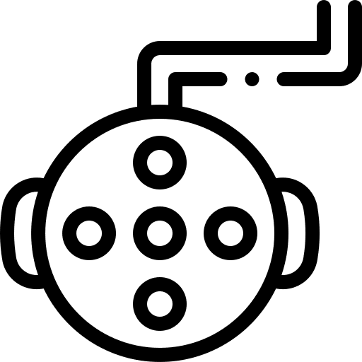 Surgery lamp illumination tools and utensils surgery lamp icon