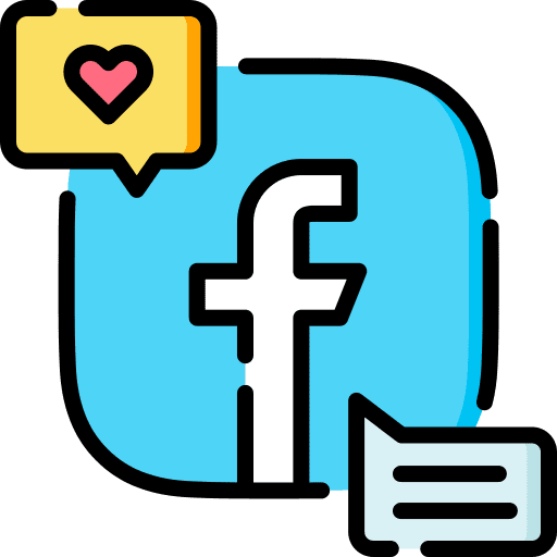 Facebook social comment facebook icon