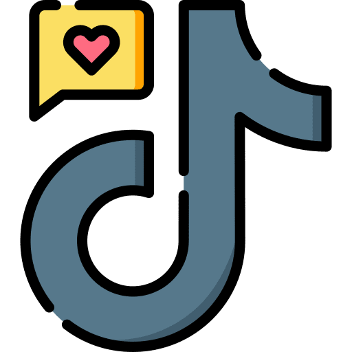 Tiktok social network tiktok logo icon