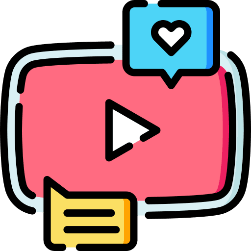 Youtube multimedia like feedback icon