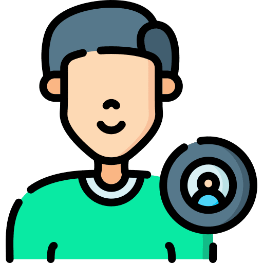 Avatar social media man profile icon