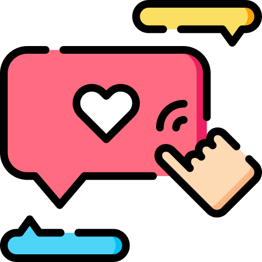 Like like interface hand icon