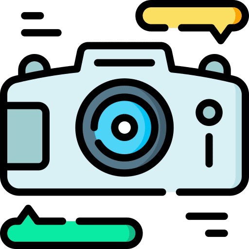 Photo camera multimedia communications pictures icon