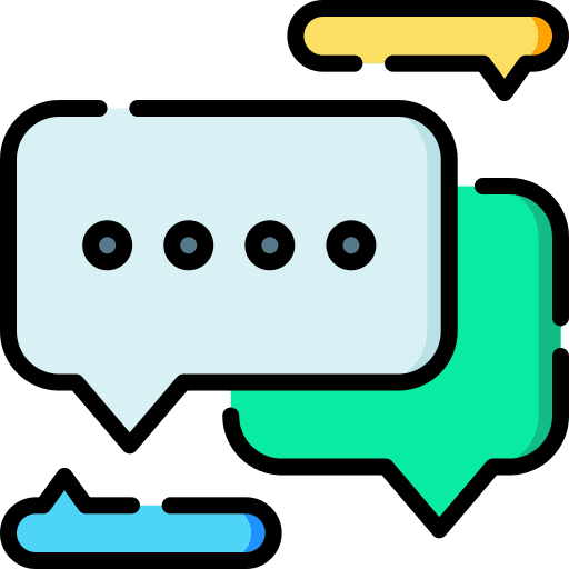 Speech bubble chat multimedia interface icon