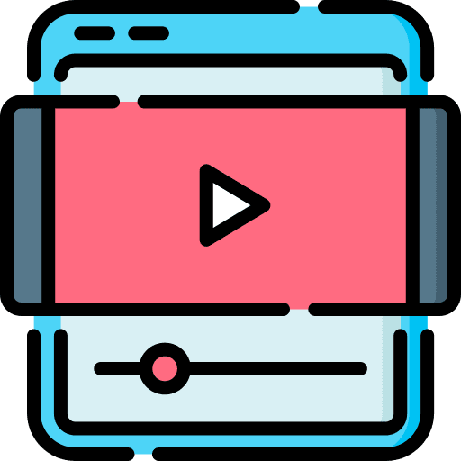 Video player video player browser online video icon