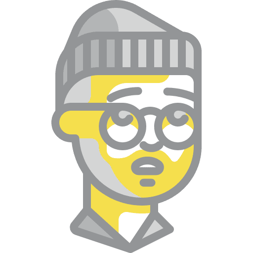 Surprised illuminating graphic designer color of the year 2021 icon