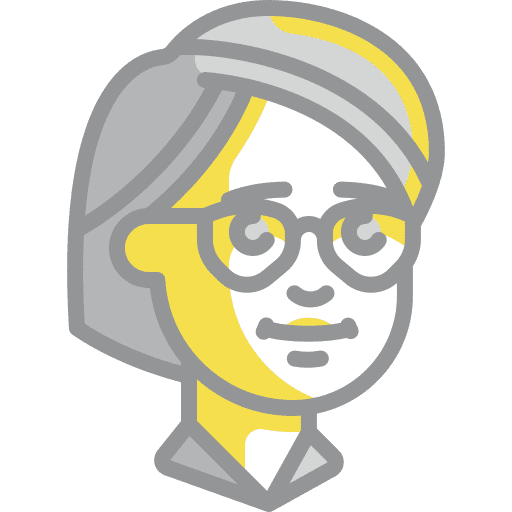 Woman illuminating color of the year woman icon