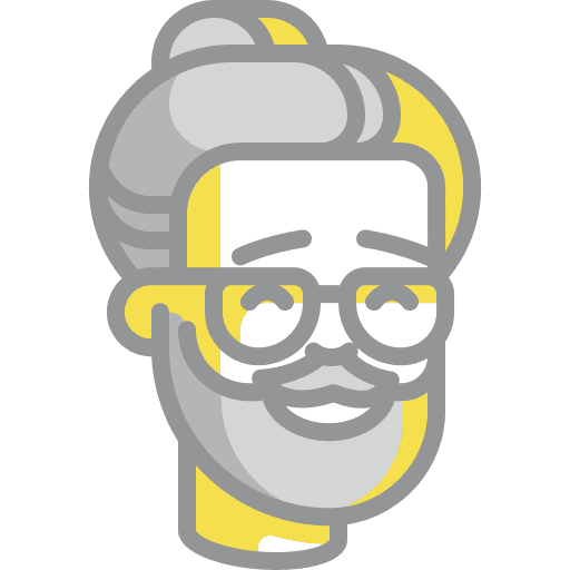 Laughing user ultimate gray color of the year 2021 icon