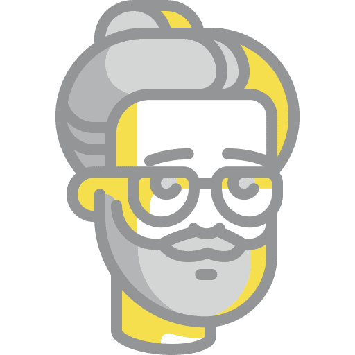 Man emoji illuminating color of the year icon