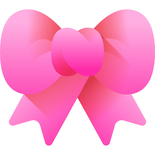 Ribbon bow fashion decoration icon