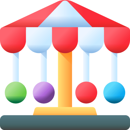 Carousel amusement park carousel entertainment icon