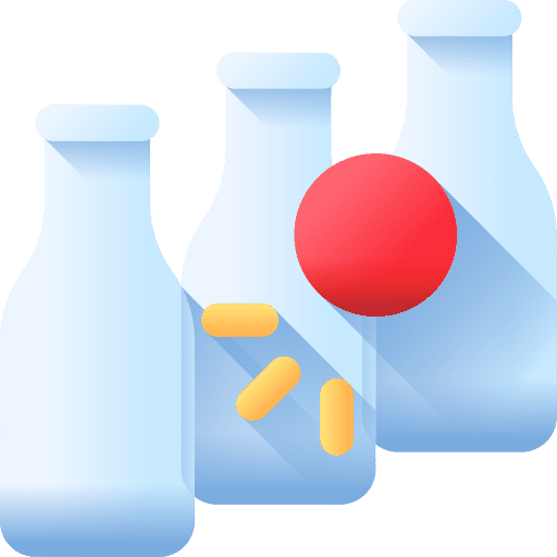 Bottle throw ball birthday and party leisure icon