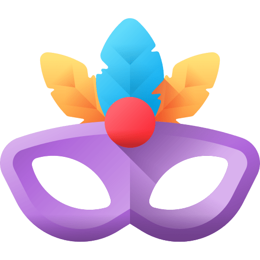 Mask celebration carnival mask birthday and party icon