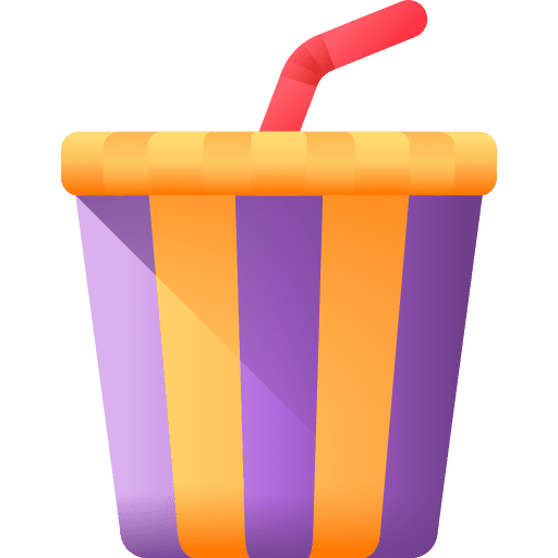 Soda soft drink fast food take away icon