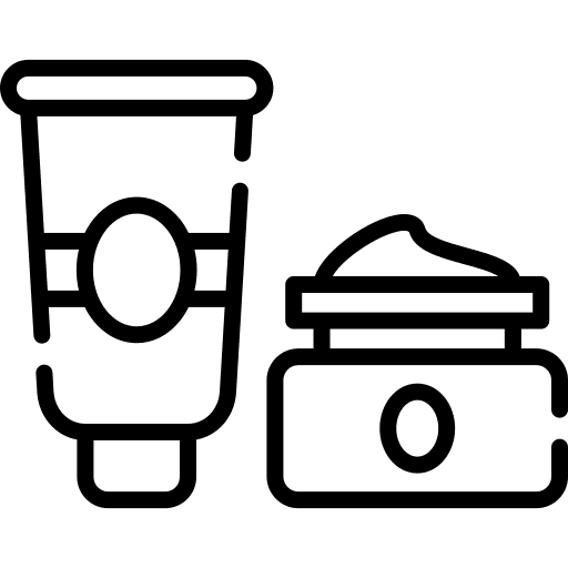 Cream amenities skin care skincare icon