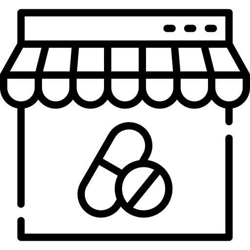 Online pharmacy online pharmacy pills store icon