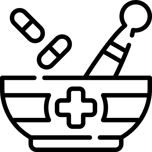 Pills pills medicine bowl icon