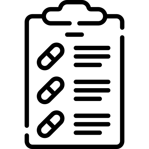 Report healthcare pharmacy medical icon
