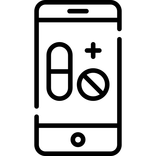 Medical app smartphone electronics mobile phone icon