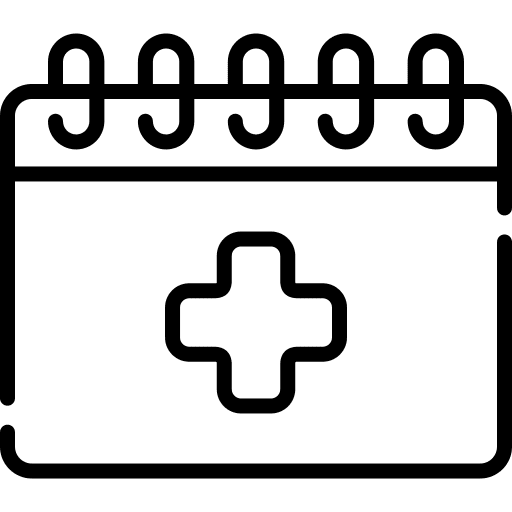 Calendar reminder cross schedule icon