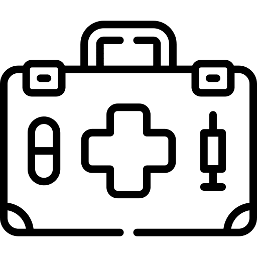 Suitcase healthcare drugs suitcase icon