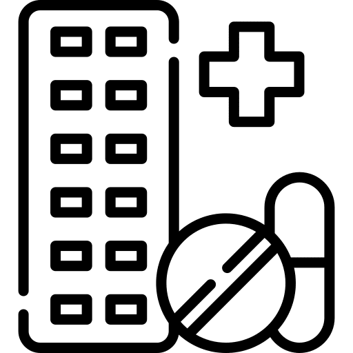 Tablet pills pharmacy drugs icon