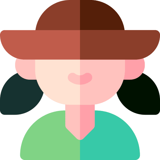 Woman female profile caucasian icon