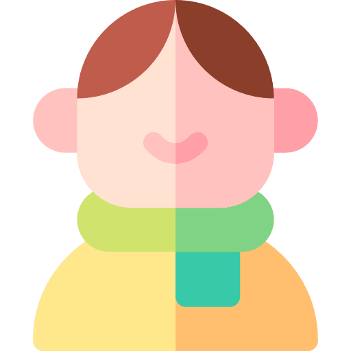 Man boy brown hair avatar icon