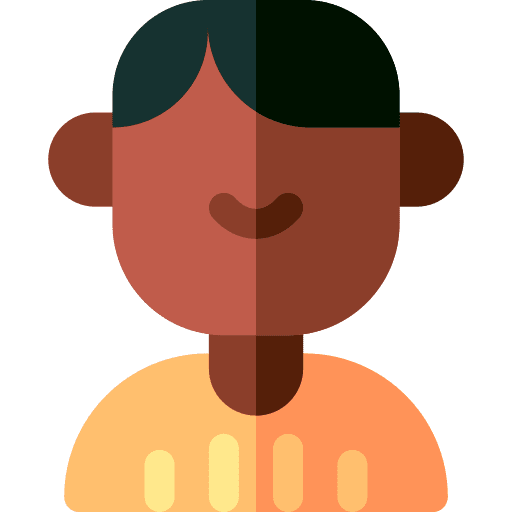 Man young african american male icon