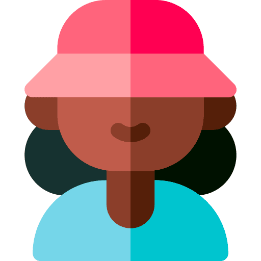 Woman african american person afro icon