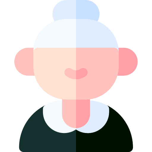 Woman woman female old icon