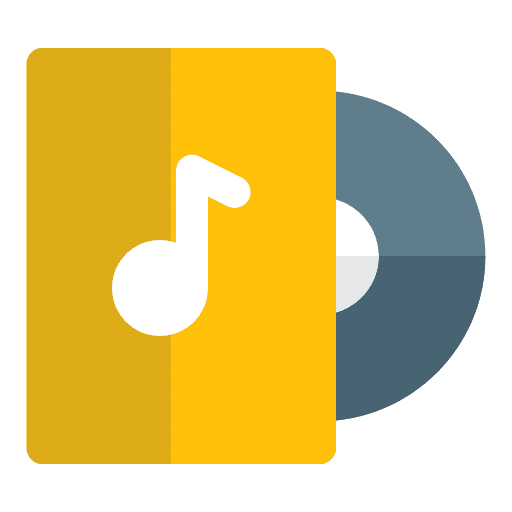 Cd burning music and multimedia ui music player icon