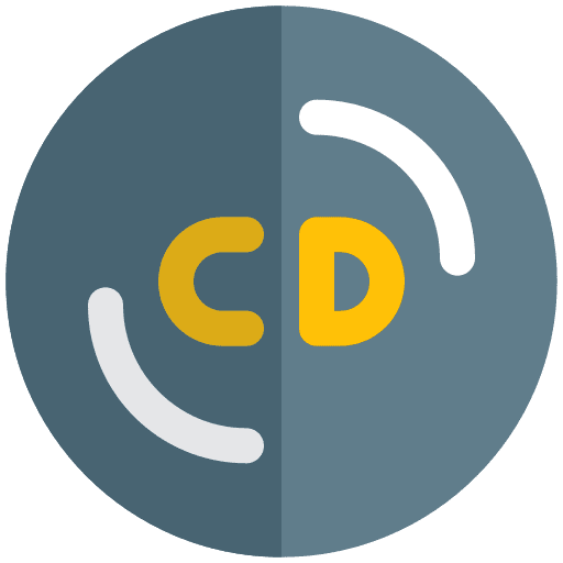 Cds interface music player music and multimedia icon