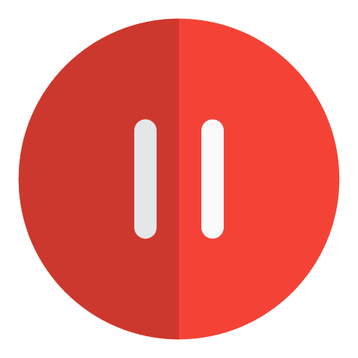 Pause button interface pause button song icon