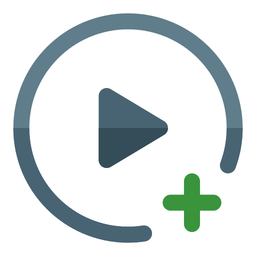 Play button add song ui icon