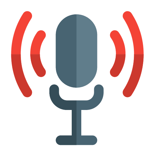 Podcast interface audio podcast icon