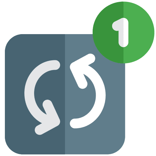 Repeat song music and multimedia ui icon