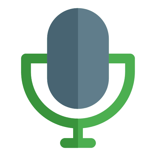 Microphone sound radio electronics icon