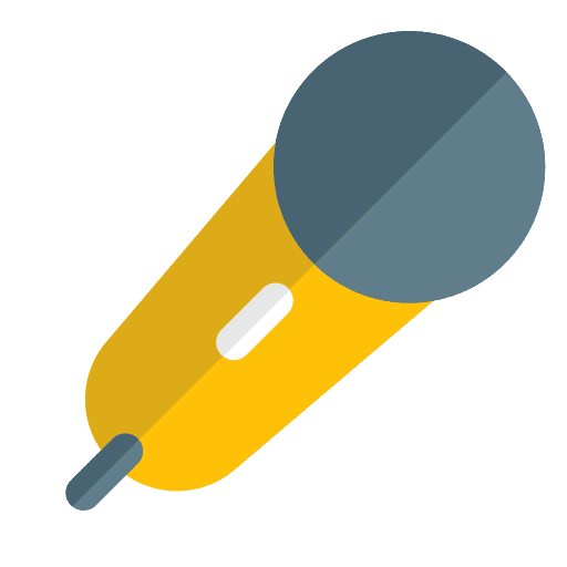 Microphone voice recording audio music and multimedia icon