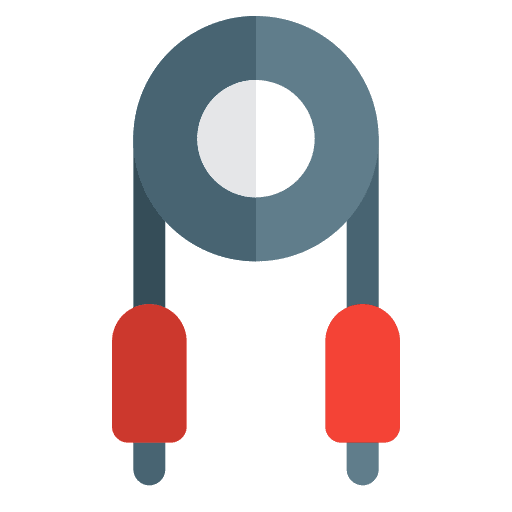 Sound cable connector electronics jack connector icon