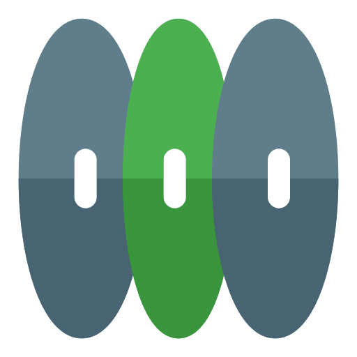 Collection interface music and multimedia collection icon